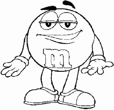 Download and print for free. M&m Coloring Page - Coloring Home