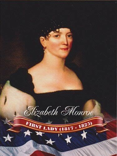 Postcard Elizabeth Monroe 1st Lady 1817 1825 Wife Of Pres James Monroe Ebay