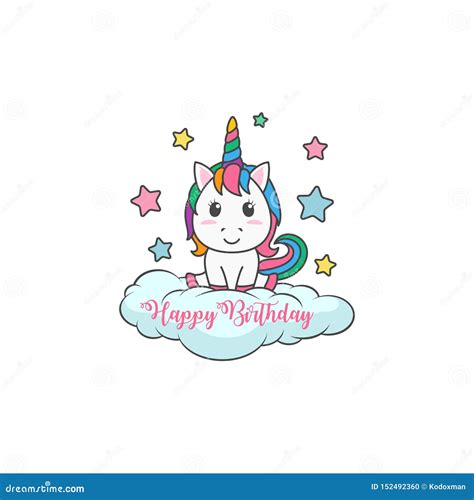 Happy Birthday Unicorn Greetings Card The Horse Diva 111