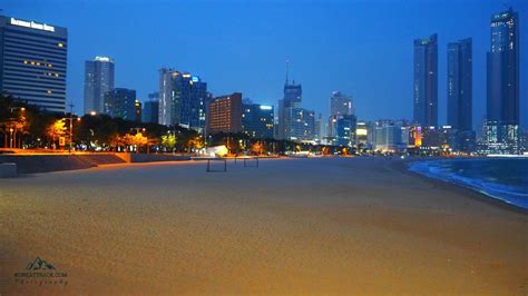Famous Haeundae Beach Of Busan
