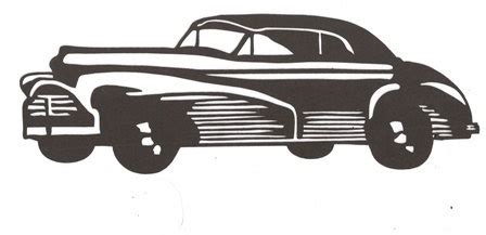 Isolated silhouettes of modern cars car silhouettes (fictitious cars). Classic car silhouette by hilemanhouse on Etsy, $7.95 ...