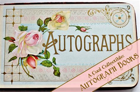 A Cool Collectible Autograph Books • Adirondack Girl Heart