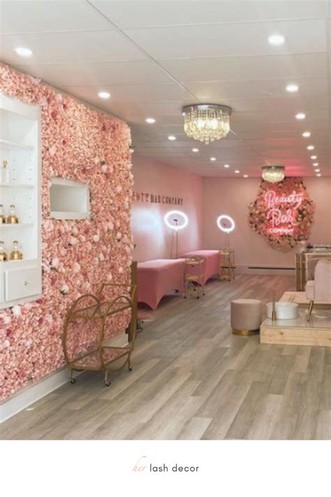 Mix Flowers And Chandelier Youll Get A Literally Blooming Lash Studio