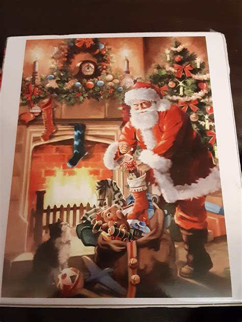 A Visit From Santa Claus Jigsaw Puzzle 550 Pieces 18 X 24 Ages Etsy