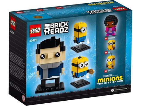 Lego Brickheadz Minions The Rise Of Gru Sets Officially Revealed The