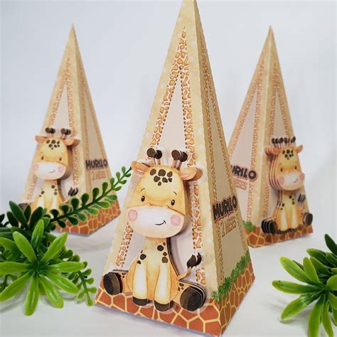 Lembrancinha Girafa Baby Decoração safari festa infantil Decoracao