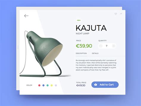 40 Attractive E Commerce Product Page And Card Ui Designs Web And Graphic