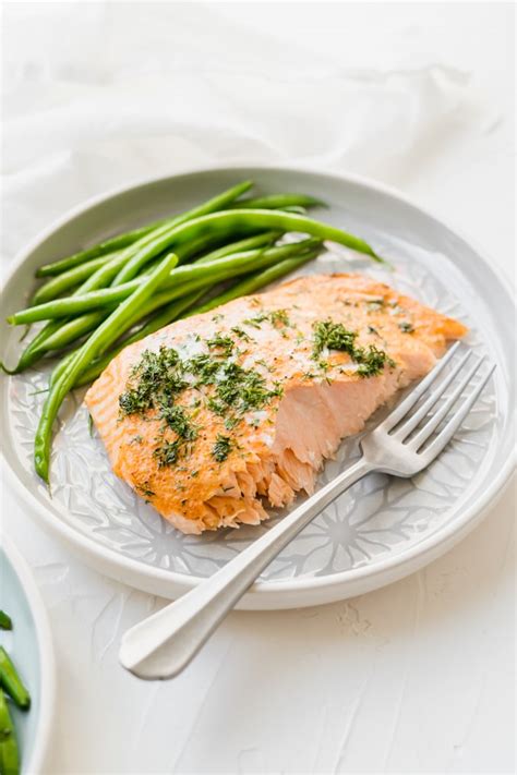 I wasn't sure what size salmon fillets to use. Flaky Oven Baked Salmon Recipe - The Delicious Spoon