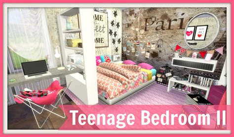 Sims 4 Teenage Bedroom Ii Dinha