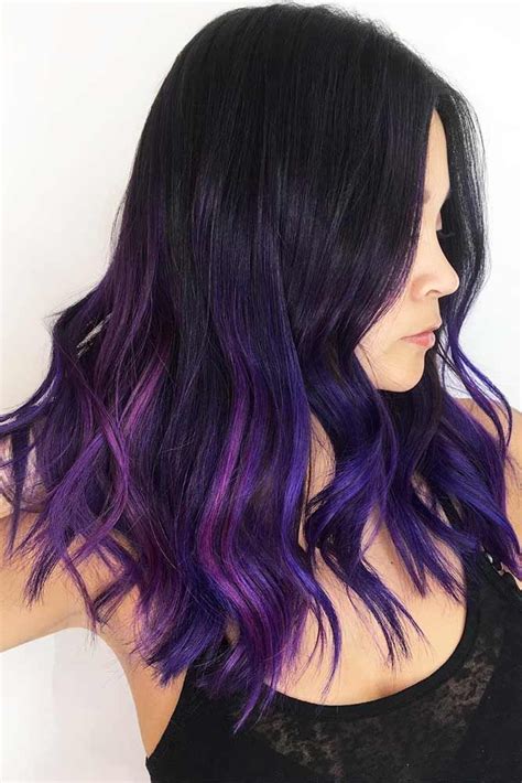 50 Cosmic Dark Purple Hair Hues For The New Image Dark Purple Hair