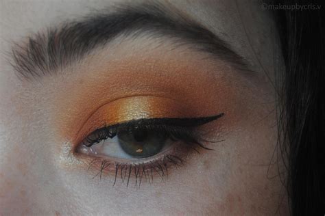tried a full orange eye look ccw makeupaddiction