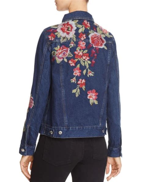 Johnny Was Desi Floral Embroidered Denim Jacket Women Bloomingdale S