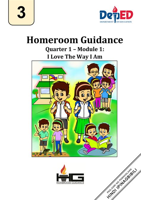 HG G Q Module GRADE HOMEROOM GUIDANCE Homeroom Guidance Quarter Module I Love