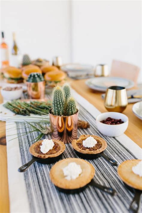 Chic, modern home decor ideas for the thanksgiving table and beyond. 11 Completely Modern Thanksgiving Decor and DIY Ideas | Hunker