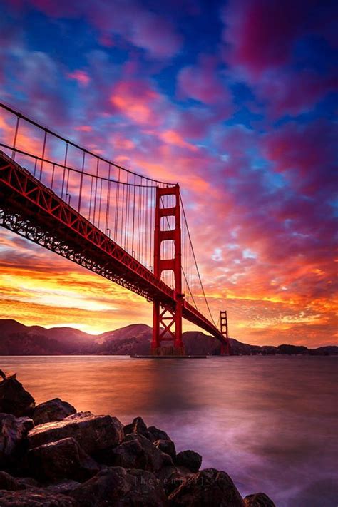 Heyengel Golden Gate Bridge Beautiful Sunset Sunset Photography