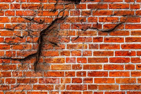 Textures Of Old Cracked And Weathered Brick Walls Stock Image Image Of Backdrop Brick
