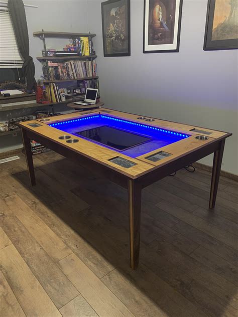 My Ultimate Gaming Table Link To Build In Comments Rdndiy