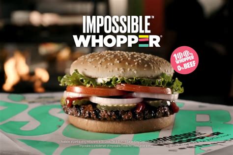 Hambúrguer vegano da Impossible Foods agora estará no Burger King