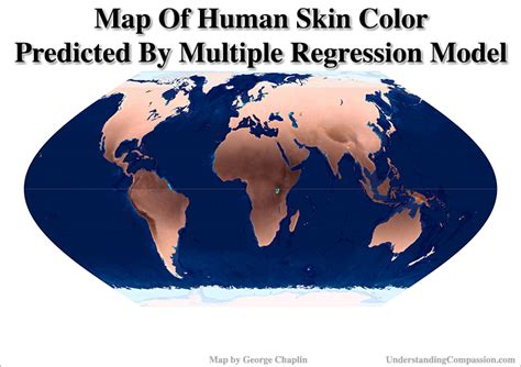 Skin Color Map Of World