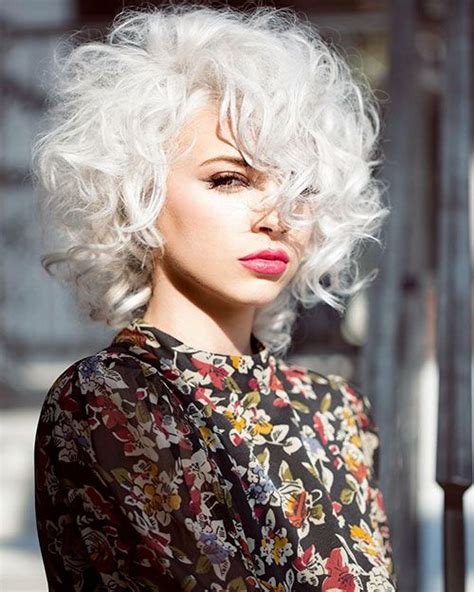 18 Amazing Hairstyles For Curly White Hair