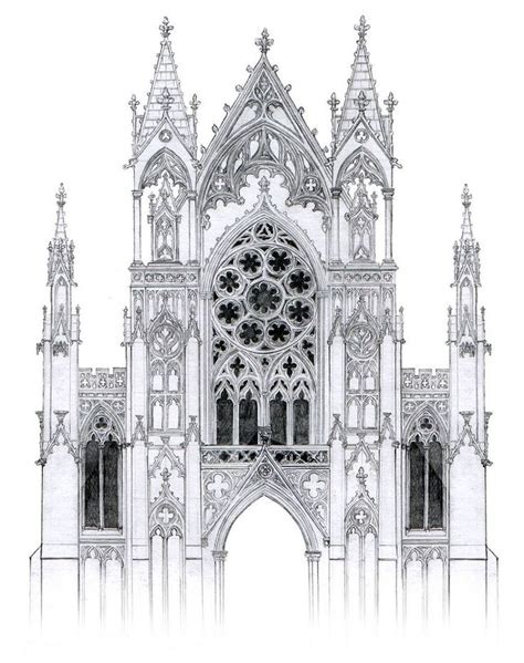 Fantastic Architecture Drawing Ideas 65 Gothic Architecture Drawing