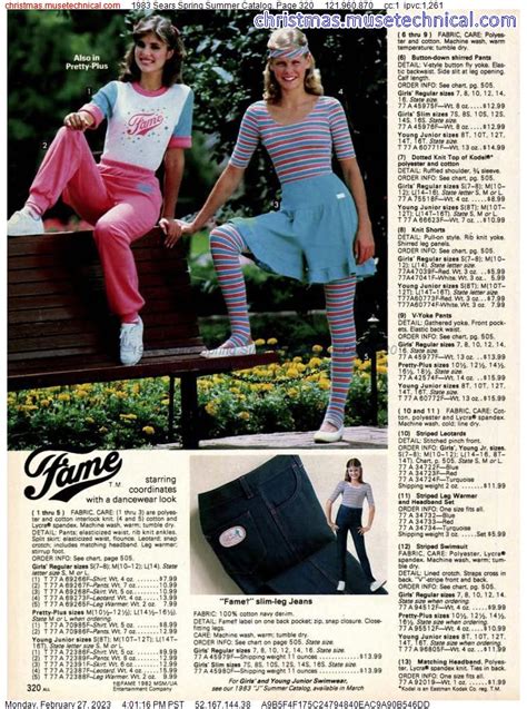 1983 Sears Spring Summer Catalog Page 320 Catalogs And Wishbooks
