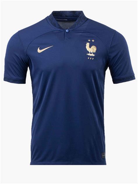 France Home 2022 World Cup Football Jersey Player Edition