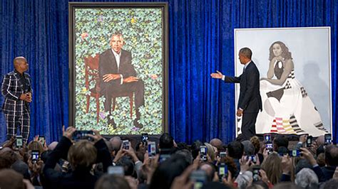 Barack Obama Michelle Obama Portraits From National Portrait Gallery