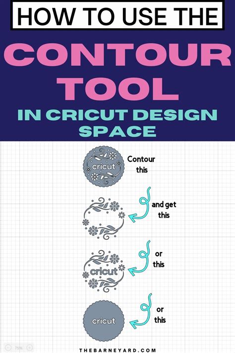 How To Use Contour In Cricut Design Space The Barne Yard