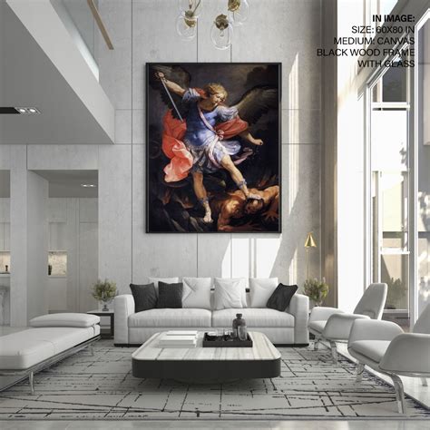 Guido Reni The Archangel Michael Defeating Satan Wall Art Decor