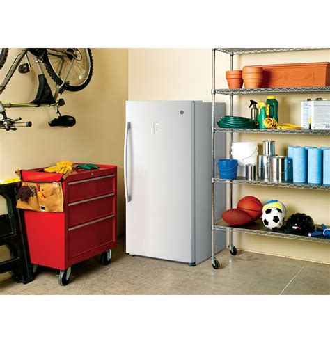Cu Ft Frost Free Upright Freezer Fuf Smrww By General Electric