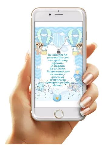 Video Invitacion Baby Shower Osito Para Enviar Por Whatsapp En Venta En