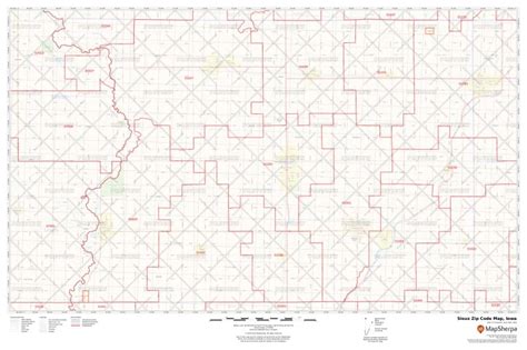 Sioux Zip Code Map Iowa Sioux County Zip Codes