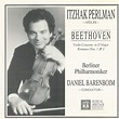 Beethoven, violin concerto in d major, romances 1 & 2 de Itzhak Perlman ...