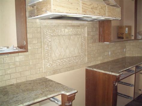 Tumbled Travertine Subway Tile Backsplash Tiles Home