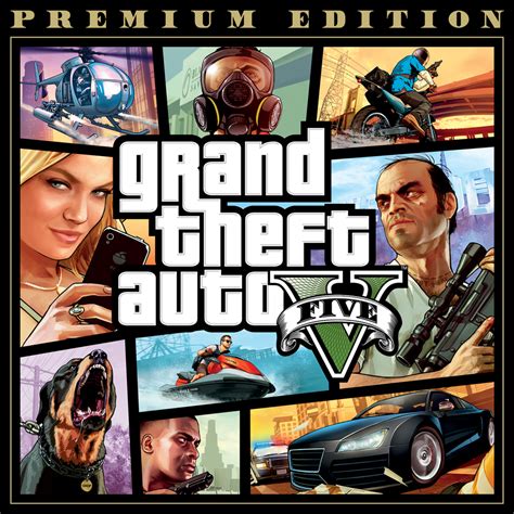 Grand Theft Auto V Premium Edition And Megalodon Shark Card Bundle Ps4