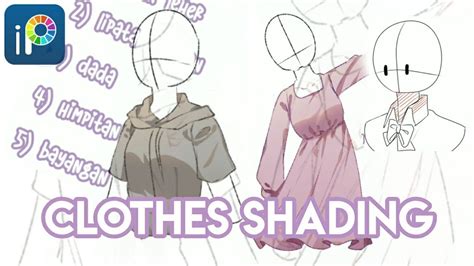 Tutorial How To Shading Clothes Ibis Paint X Youtube