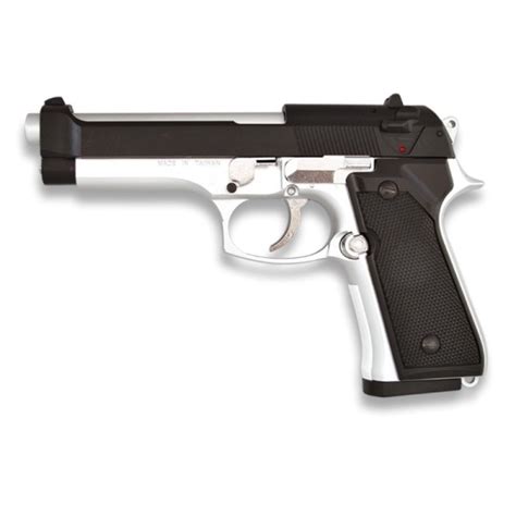 Pistola Pvc Pesada Airsoft Muelle Bicolor Hfc Replica Beretta Fs