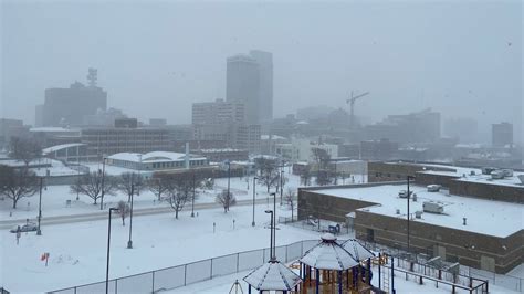 Walking In The Snow In Downtown Omaha Youtube