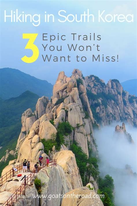 Hiking In South Korea 3 Epic Trails You Wont Want To Miss Goats On