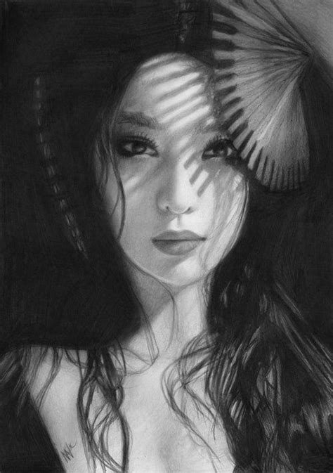 Geisha Drawing By Natmorley Geisha Drawing Geisha Art Geisha