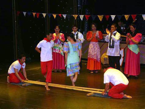 Rotterdams Crew Performs The Traditional Philippine Bamboo Dance A