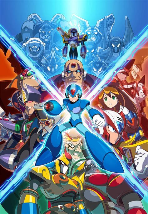 Mega Man X Legacy Collection 1 4 Desenho De Personagens Arte De
