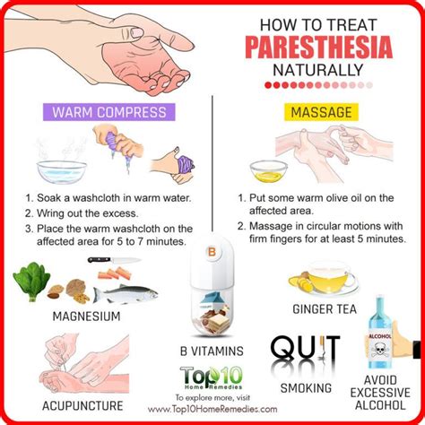 How To Treat Paresthesia Naturally Top 10 Home Remedies