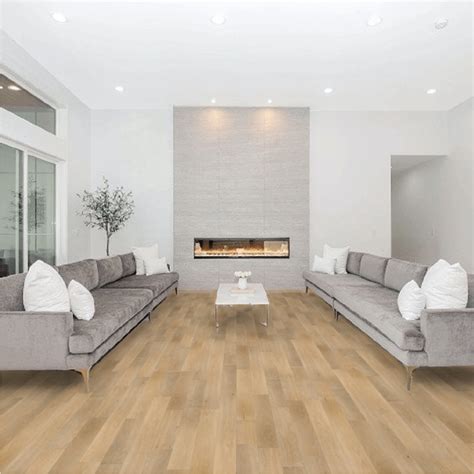 Oak Smoked Brushed And White Oiled 18mm Engineered Wooden Flooring Dfd