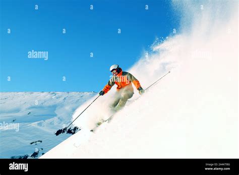Skiing Action Shot Hi Res Stock Photography And Images Alamy
