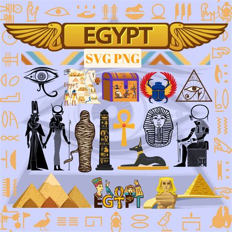 Egypt Svg Egyptian Svg Egypt Clipart Egypt Silhouette Etsy Uk