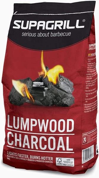 Charcoal Lumpwood 4kg David Neill Mica