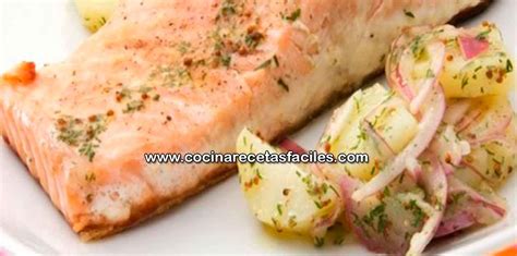 Receta De Salm N A La Plancha Con Patatas