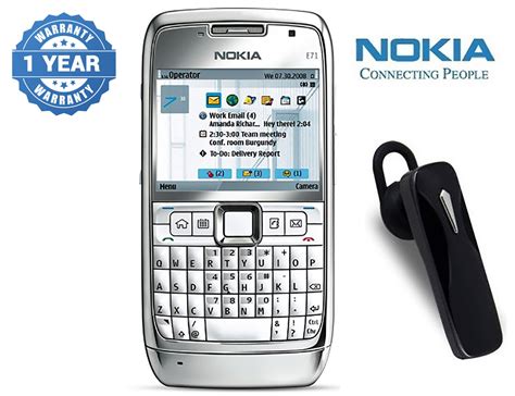 Buy Nokia E71 Good Condition Certified Pre Owned 1 Year Warranty